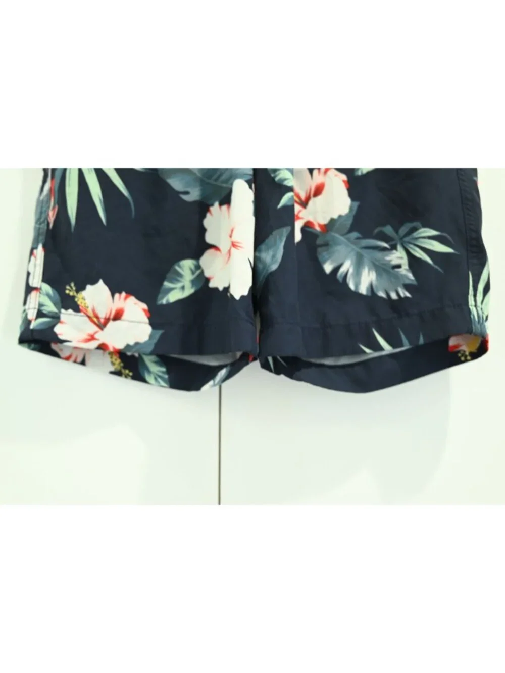 Crewcuts Boys Hawaiian Floral Swim Trunks Navy Tropical Board Shorts Size 14
